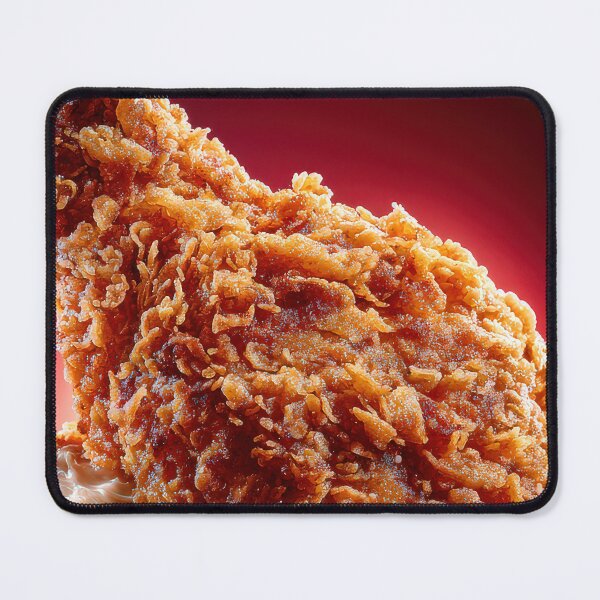 Item preview, Golden Crispy Fried Chicken Drumstick | Crunchy Food Art | Crispy Comfort Food Illustration designed and sold by Grafititee.