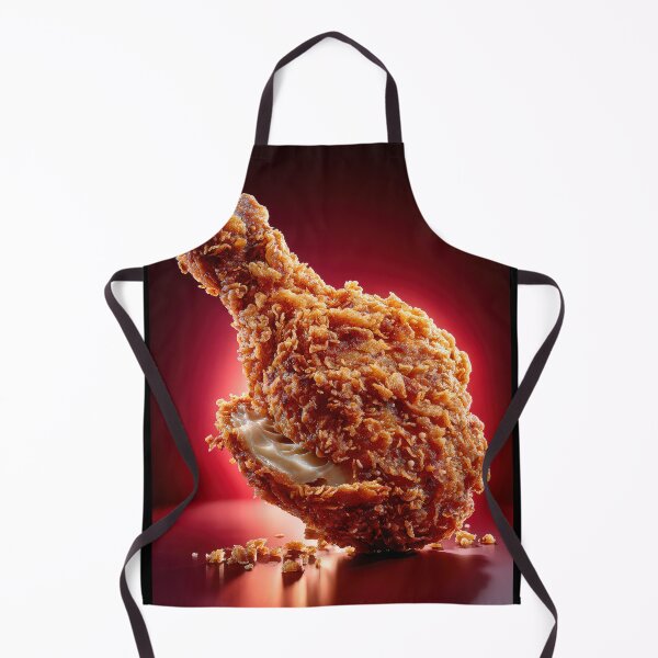 Item preview, Golden Crispy Fried Chicken Drumstick | Crunchy Food Art | Crispy Comfort Food Illustration designed and sold by Grafititee.