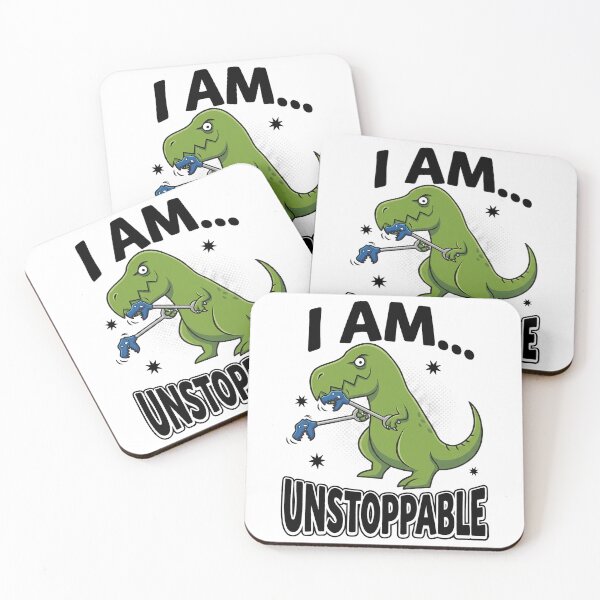 Item preview, Funny Unstoppable T-Rex Dinosaur Cartoon designed and sold by k3rstman1.