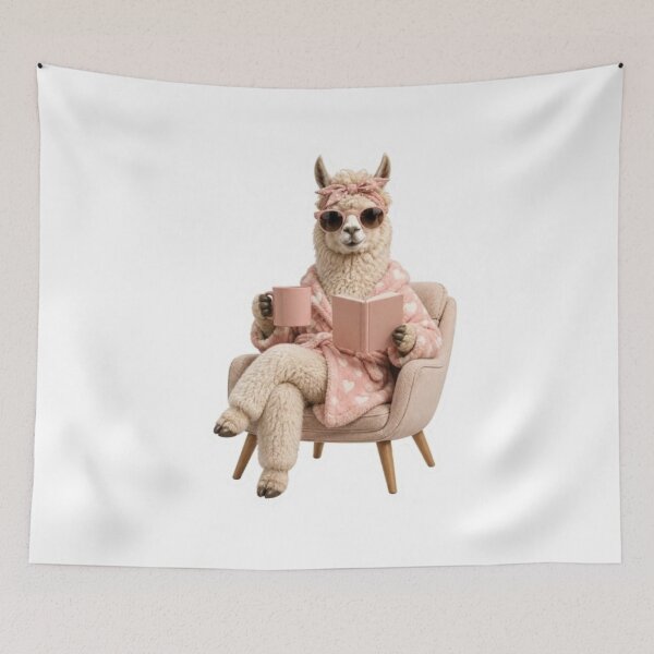 Item preview,  Reading  Llama designed and sold by Snurly.