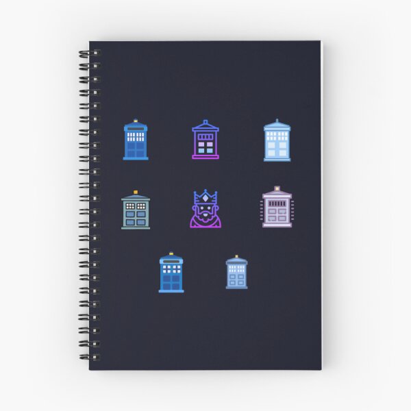 Item preview, Retro Neon Time Machine Police Box Pattern - Sci-Fi Icons designed and sold by Yasmine Mohammed.