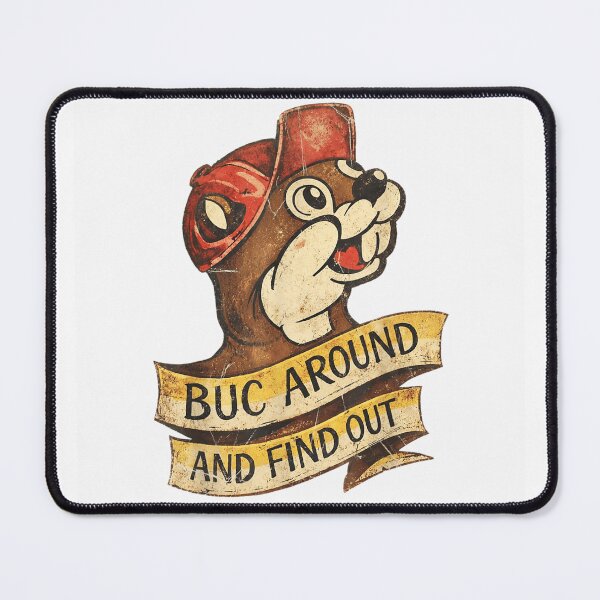 Item preview, Buc Around And Find Out Funny Vintage Retro Beaver Mascot designed and sold by CiranoSkasnot.