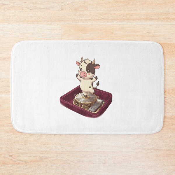 Item preview, Cute Cow Dancing In Music Box designed and sold by Ella_Sketch.