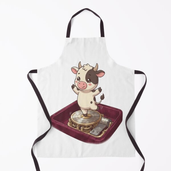Item preview, Cute Cow Dancing In Music Box designed and sold by Ella_Sketch.