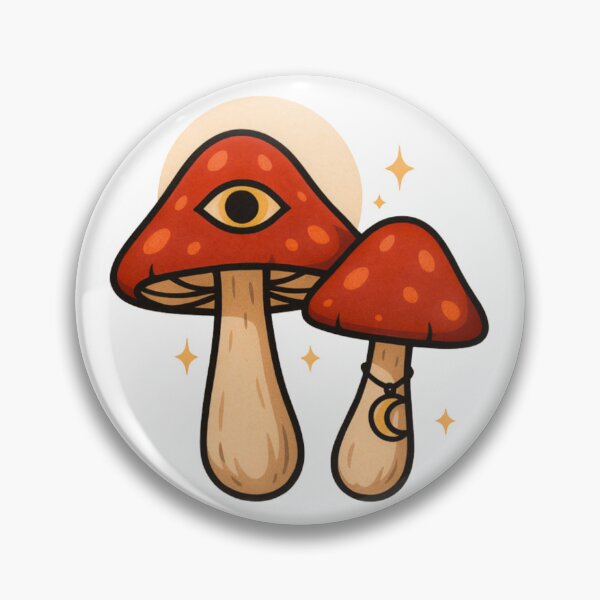 Item preview, Mystical Evil Eye Mushroom  designed and sold by DustyCuriositie.