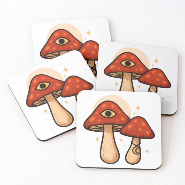 Item preview, Mystical Evil Eye Mushroom  designed and sold by DustyCuriositie.