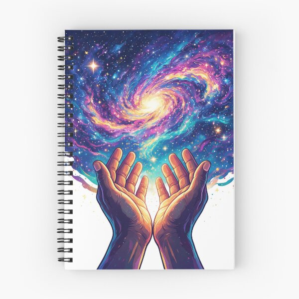 Item preview, Hands lifted in worship beneath a galaxy sky designed and sold by DVerse Studio.
