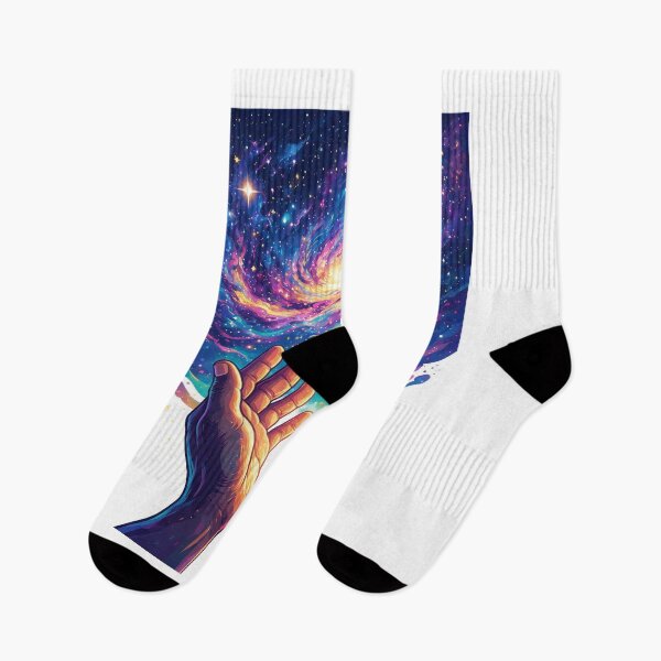 Item preview, Hands lifted in worship beneath a galaxy sky designed and sold by DVerse Studio.