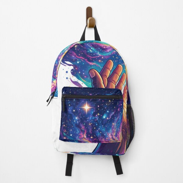 Item preview, Hands lifted in worship beneath a galaxy sky designed and sold by DVerse Studio.