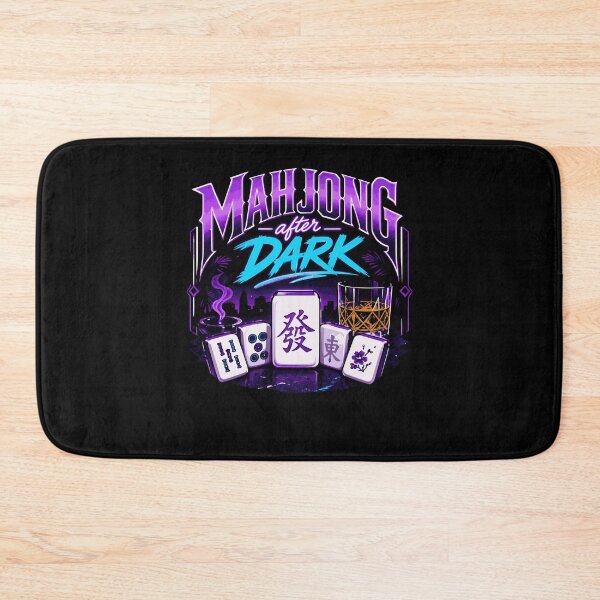 Item preview, Mahjong Social Club Retro Tile Game Design designed and sold by JansenGS.