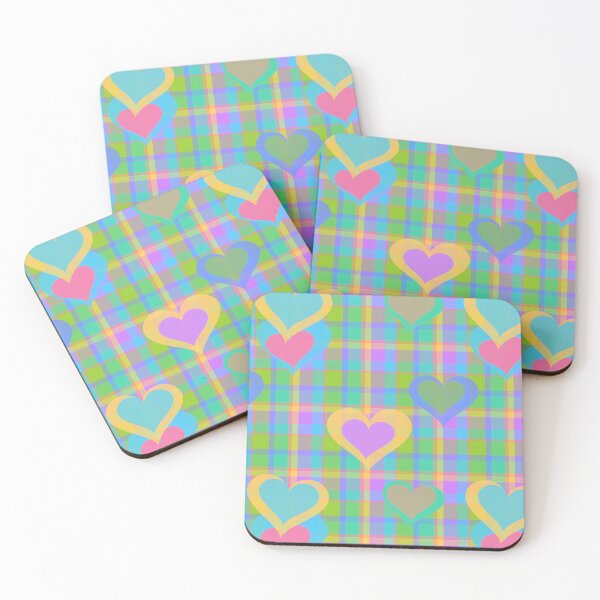 Item preview, Pastel Love Tartan (pattern) designed and sold by Cathedral of Curiosity.