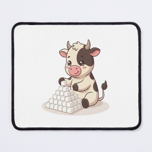 Item preview, Cute Cow Building Sugar Tower designed and sold by Ella_Sketch.