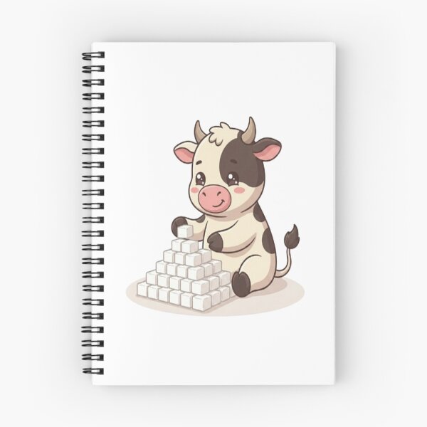 Item preview, Cute Cow Building Sugar Tower designed and sold by Ella_Sketch.