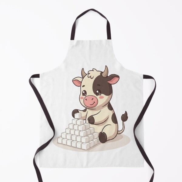 Item preview, Cute Cow Building Sugar Tower designed and sold by Ella_Sketch.