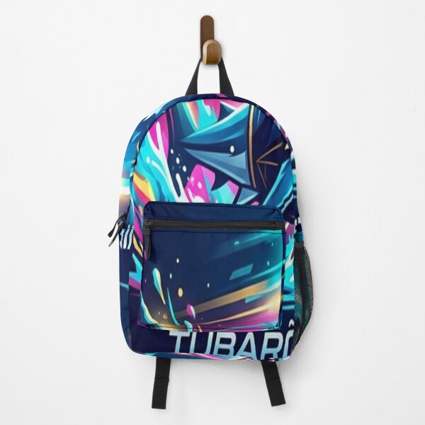 Item preview, tubarõesazuis, shark illustration designed and sold by Mudikeys.