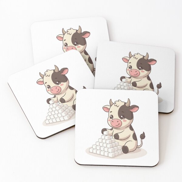 Item preview, Cute Cow Building Sugar Tower designed and sold by Ella_Sketch.