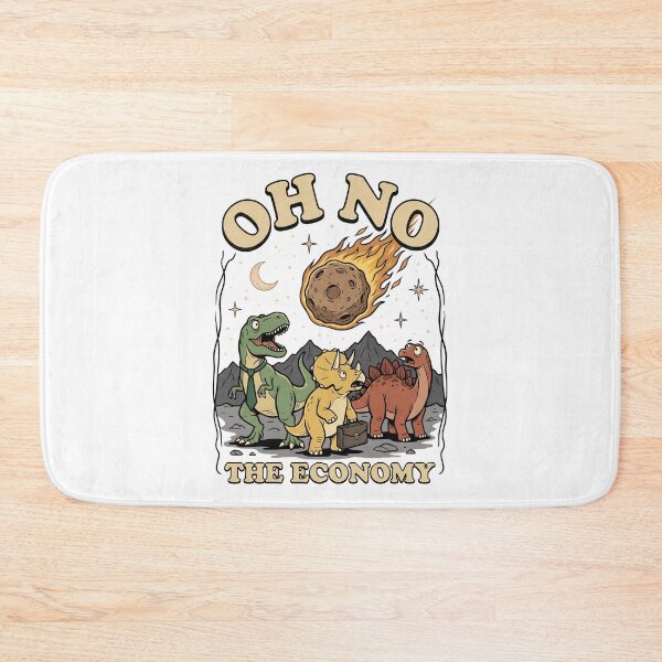 Item preview, Funny Dinosaur Meteor Economic Crisis Humor designed and sold by k3rstman1.