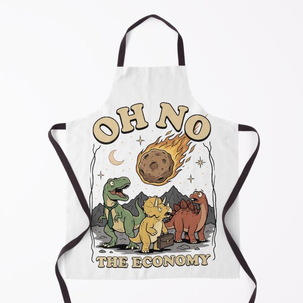 Item preview, Funny Dinosaur Meteor Economic Crisis Humor designed and sold by k3rstman1.