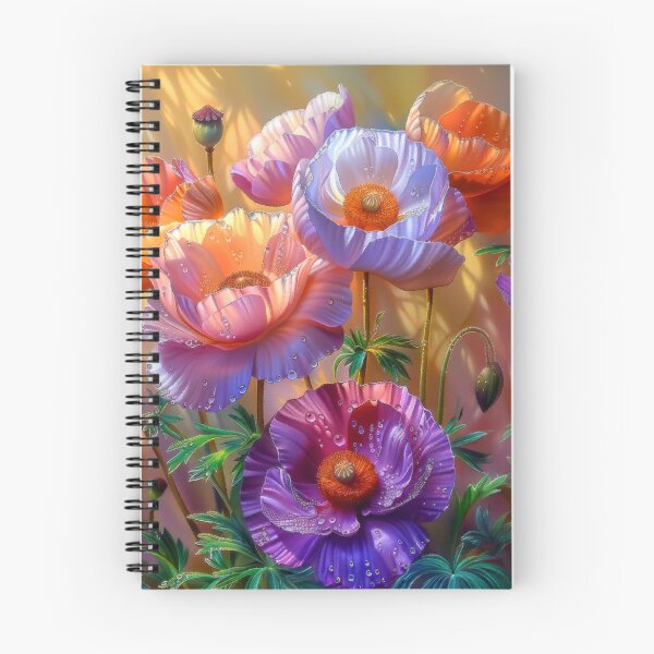 Item preview, Poppy Flowers with Dew Drops designed and sold by MargaretWiktor.