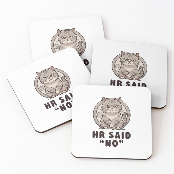 Item preview, HR Manager Energy Cat | Funny Office Cat | Corporate Humor Design designed and sold by KAYJAY DESIGNS.