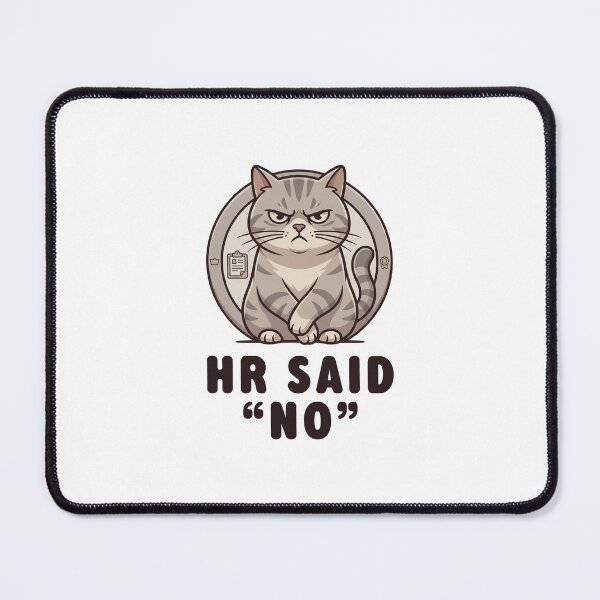 Item preview, HR Manager Energy Cat | Funny Office Cat | Corporate Humor Design designed and sold by KAYJAY DESIGNS.