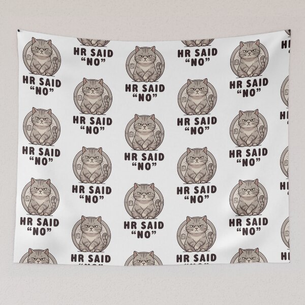 Item preview, HR Manager Energy Cat | Funny Office Cat | Corporate Humor Design designed and sold by KAYJAY DESIGNS.