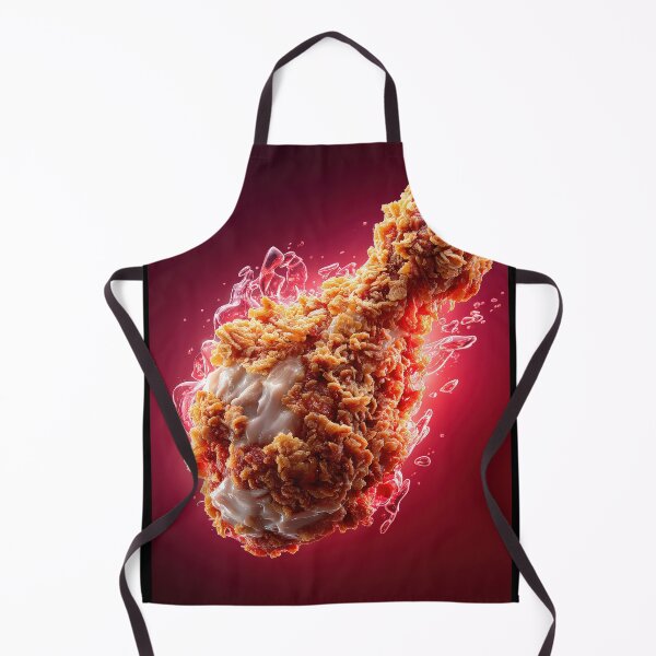 Item preview, Golden Crispy Fried Chicken Drumstick | Crunchy Food Art | Crispy Comfort Food Illustration designed and sold by Grafititee.