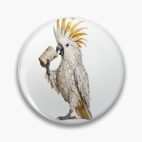 Item preview,  Cockatoo screaming in a cup. designed and sold by Snurly.