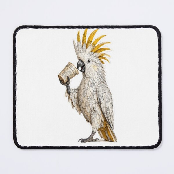 Item preview,  Cockatoo screaming in a cup. designed and sold by Snurly.
