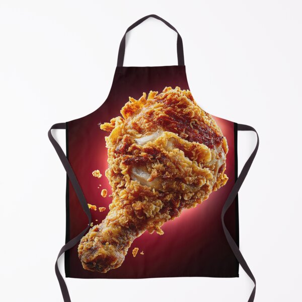 Item preview, Golden Crispy Fried Chicken Drumstick | Crunchy Food Art | Crispy Comfort Food Illustration designed and sold by Grafititee.