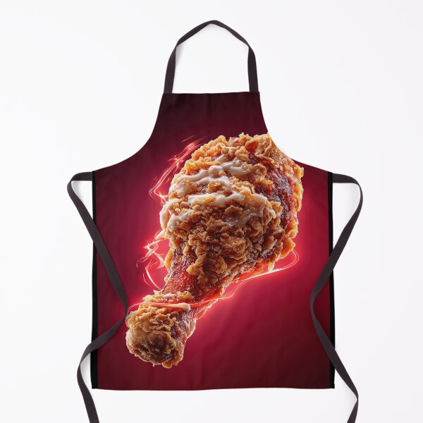 Item preview, Golden Crispy Fried Chicken Drumstick | Crunchy Food Art | Crispy Comfort Food Illustration designed and sold by Grafititee.