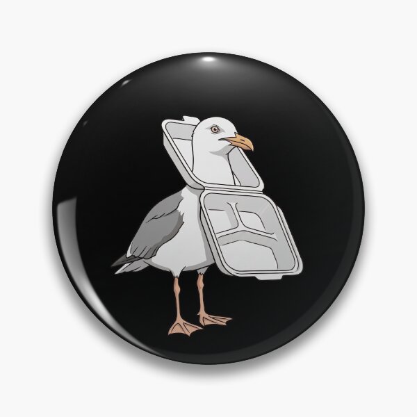 Item preview, Seagull Head Stuck In Takeout Container designed and sold by elderberry.