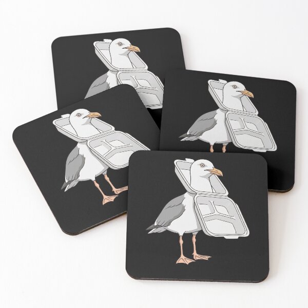 Item preview, Seagull Head Stuck In Takeout Container designed and sold by elderberry.