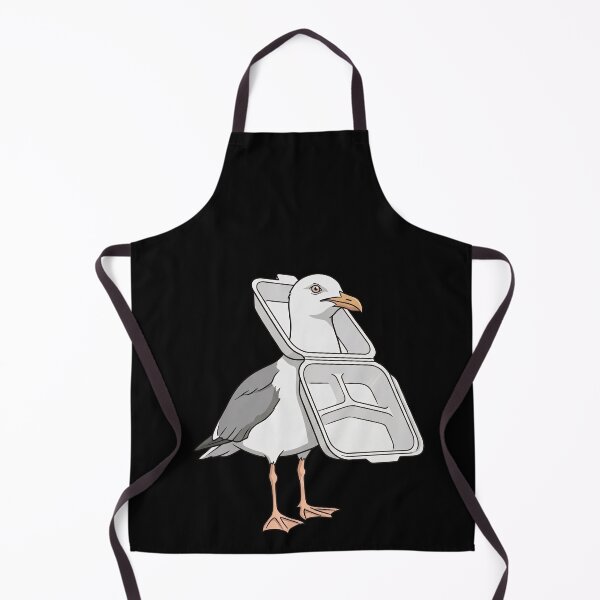 Item preview, Seagull Head Stuck In Takeout Container designed and sold by elderberry.