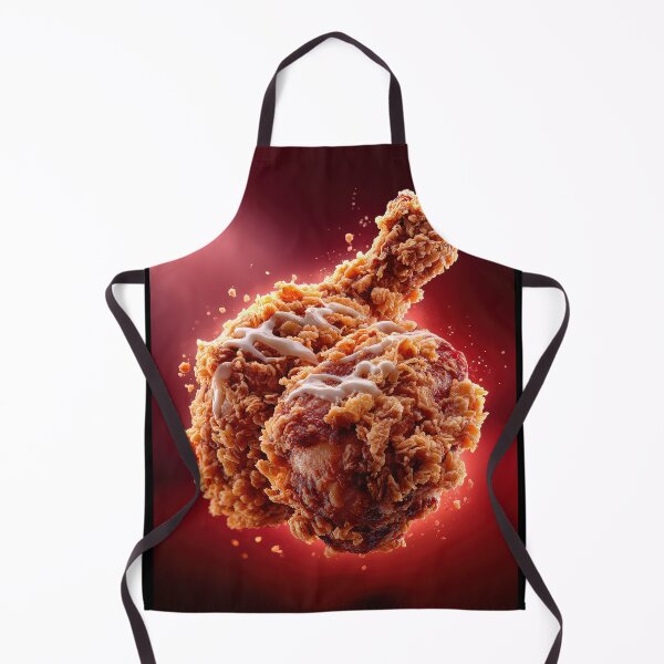 Item preview, Golden Crispy Fried Chicken Drumstick | Crunchy Food Art | Crispy Comfort Food Illustration designed and sold by Grafititee.