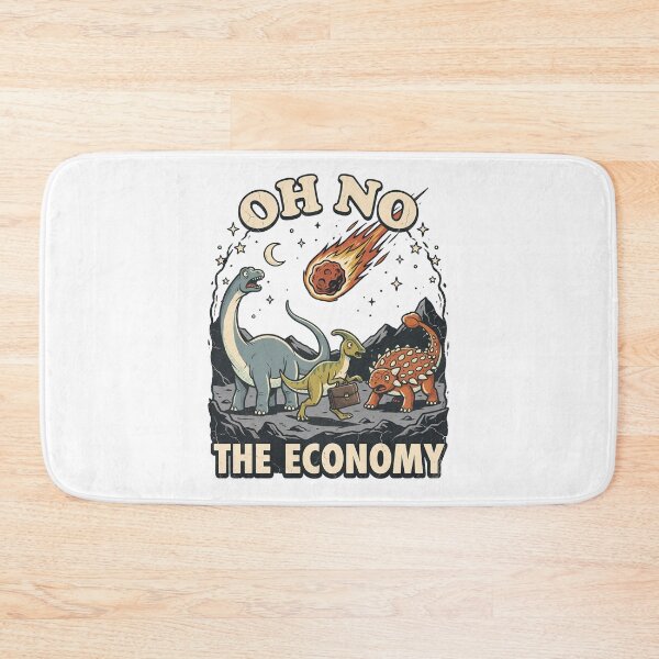 Item preview, Funny Oh No The Economy Dinosaur Meteor designed and sold by k3rstman1.