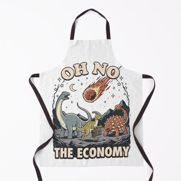 Item preview, Funny Oh No The Economy Dinosaur Meteor designed and sold by k3rstman1.
