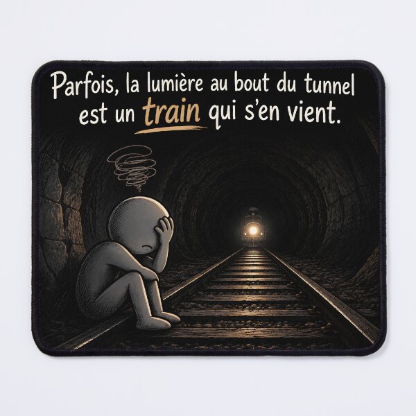Item preview, Sometimes, the light at the end of the tunnel is an oncoming train. designed and sold by JulyDulac.