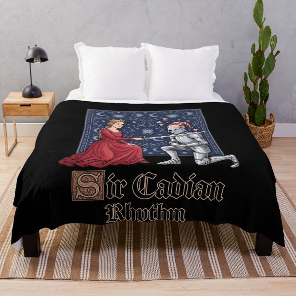 Item preview, Funny Sleepy Medieval Circadian Knight Humor Art designed and sold by elderberry.