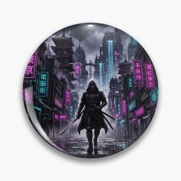 Item preview, EonJah — Neon Samurai, Tokyo Rain designed and sold by Osmose-Studio.
