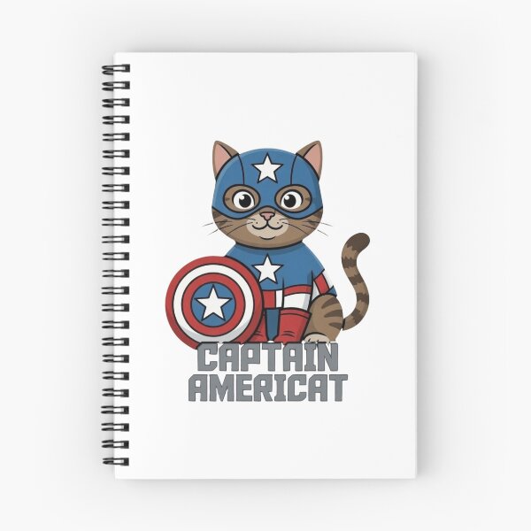 Item preview, Captain Americat Cute Superhero Cat Design designed and sold by Nano-Threads.