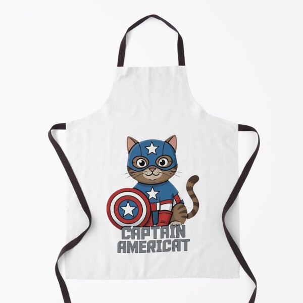 Item preview, Captain Americat Cute Superhero Cat Design designed and sold by Nano-Threads.