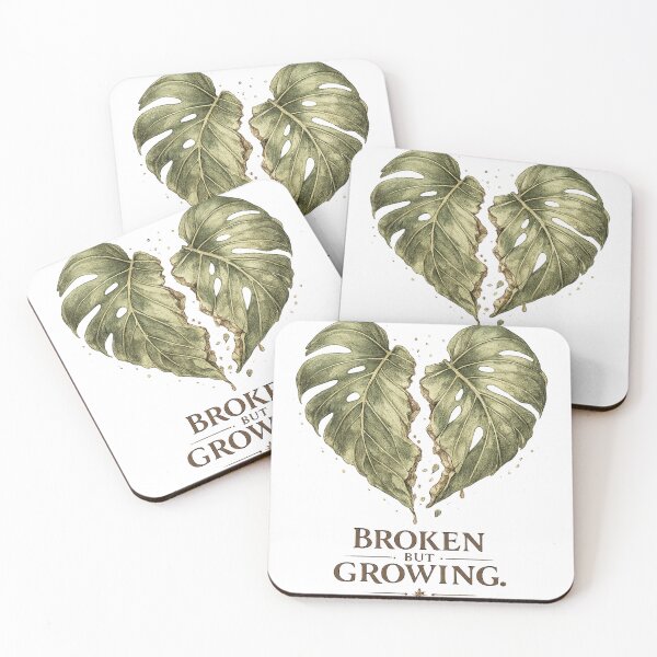 Item preview, Broken But Growing Monstera Leaf | Botanical Mental Health Plant Lover Vintage Nature Design designed and sold by MUSA'S.