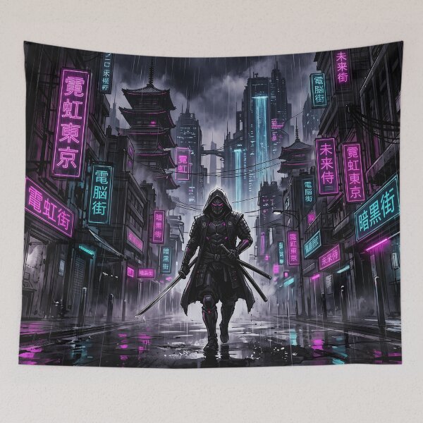 Item preview, EonJah — Neon Samurai, Tokyo Rain designed and sold by Osmose-Studio.