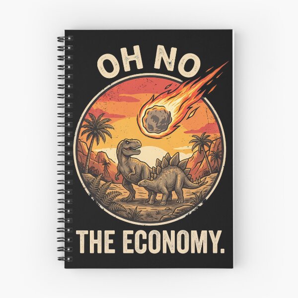 Item preview, Vintage Oh No The Economy Dinosaur Meteor designed and sold by k3rstman1.