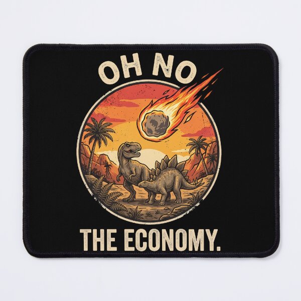 Item preview, Vintage Oh No The Economy Dinosaur Meteor designed and sold by k3rstman1.