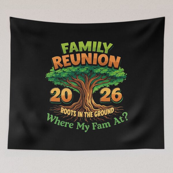Item preview, Family Reunion 2026 Roots In The Ground - Tree Graphic Art designed and sold by BendyBeasts.