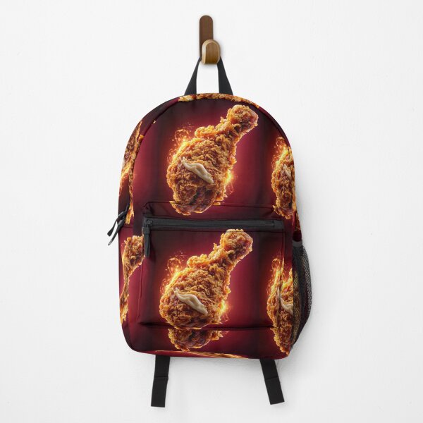 Item preview, Golden Crispy Fried Chicken Drumstick | Crunchy Food Art | Crispy Comfort Food Illustration designed and sold by Grafititee.