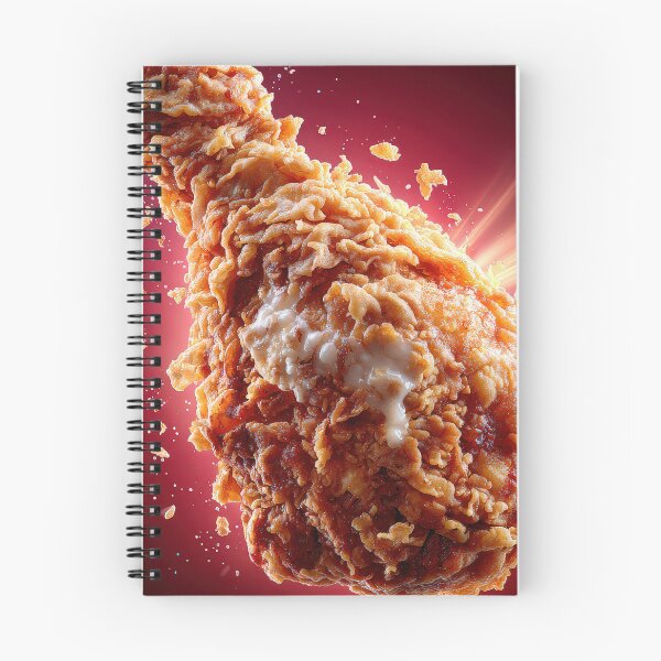 Item preview, Golden Crispy Fried Chicken Drumstick | Crunchy Food Art | Crispy Comfort Food Illustration designed and sold by Grafititee.
