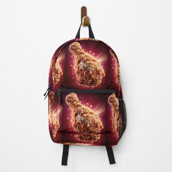 Item preview, Golden Crispy Fried Chicken Drumstick | Crunchy Food Art | Crispy Comfort Food Illustration designed and sold by Grafititee.